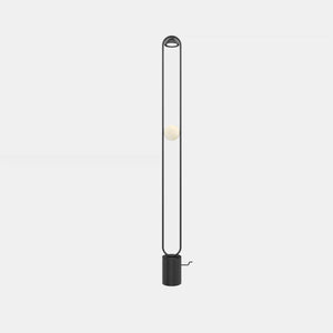 MASIERO Floor Lamp Matt Black V90 / Alabaster Luppiter Floor Lamp STL1 11