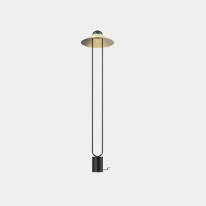 MASIERO Floor Lamp Matt Black V90 / Pure Brushed Gold Luppiter Floor Lamp STL1 33