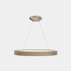 MASIERO Suspension Light Burnished Brass G14 / Matt Crystal Lozenge Libe Ellipse S90 Suspension Light