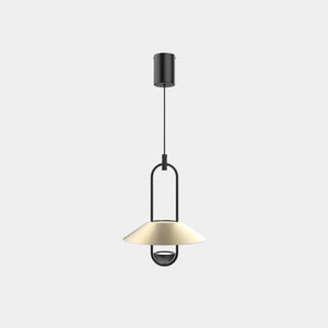 MASIERO Suspension Light Matt Black V90 / Pure Brushed Gold Luppiter Suspension Light S1 M33