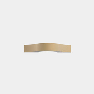 MASIERO Wall Light Burnished Brass G14 / Matt Crystal Lozenge Libe A55 Wall Light