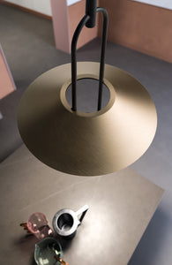 MASIERO Wall Light Matt Black V90 / Pure Brushed Gold Luppiter Suspension Light S1 G33