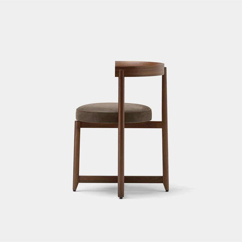 Mattiazzi Armchair walnut-natural / warm-grey-loop Apsis Armchair