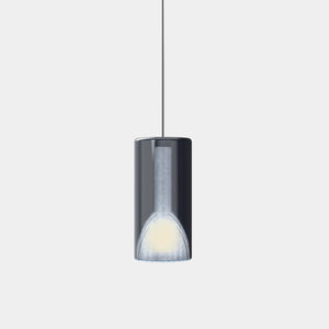 Penta Suspension Light Blue Mirroring / 4 metres Lit Large Pendant Light