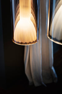 Penta Suspension Light Lit Large Pendant Light