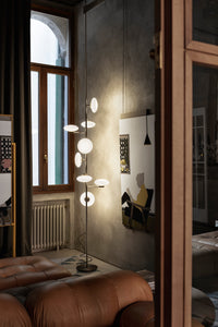 Penta Suspension Light Mamì Large Floor-Ceiling Suspension Light