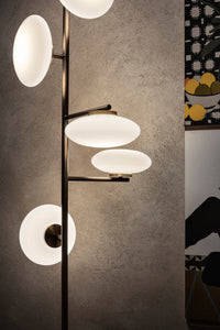 Penta Suspension Light Mamì Large Floor-Ceiling Suspension Light