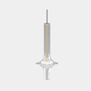 Penta Suspension Light Matt Gold / Transparent / 4 metres Wonder Large Suspension Light 3000K