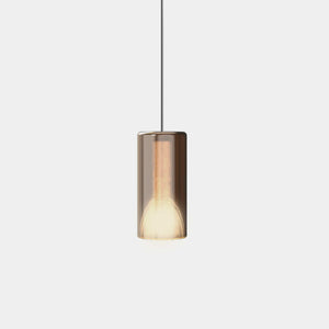 Penta Suspension Light Orange Mirroring / 4 metres Lit Medium Pendant Light