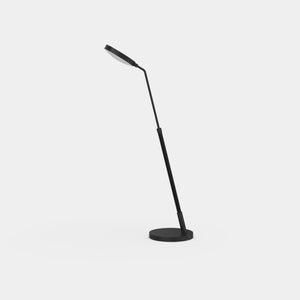 Penta Table Lamp Matt Black / Woven Black Leather Spoon Table Lamp