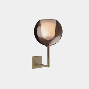 Penta Wall Light Matt Gold / Mirroring Bronze Glo Medium Wall Light