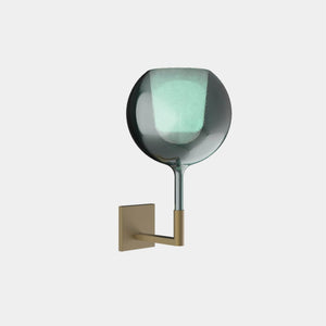 Penta Wall Light Matt Gold / Mirroring Green Glo Medium Wall Light
