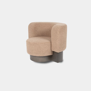 Pulpo Armchair Fixed / Chrome / Fabric - Collection 1 Wham One Armchair