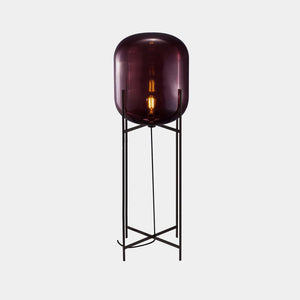 Pulpo Floor Lamp Aubergine / Black Oda Large Floor Lamp