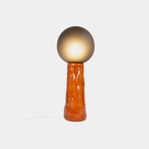 Pulpo Floor Lamp Grey Acetato / Terracotta Kokeshi Large Floor Lamp