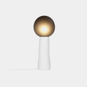 Pulpo Floor Lamp Grey Acetato / White Kokeshi Large Floor Lamp