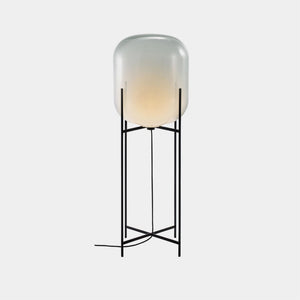 Pulpo Floor Lamp Moonlight White / Black Oda Large Floor Lamp