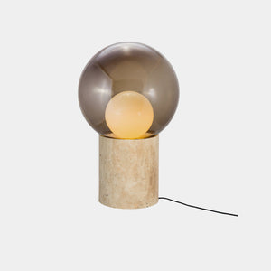 Pulpo Floor Lamp Smoky Grey | Opal White / Stone Boule Large Floor Lamp