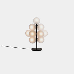 Pulpo Floor Lamp Transparent acetato / Black Stellar Grape Small Floor Lamp