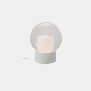 Pulpo Floor Lamp Transparent | Opal White / White Boule Medium Floor Lamp