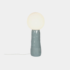 Pulpo Floor Lamp White Acetato / Grey Kokeshi Large Floor Lamp