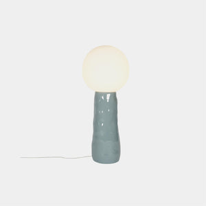 Pulpo Floor Lamp White Acetato / Grey Kokeshi Medium Floor Lamp