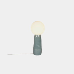 Pulpo Floor Lamp White Acetato / Grey Kokeshi Small Floor Lamp