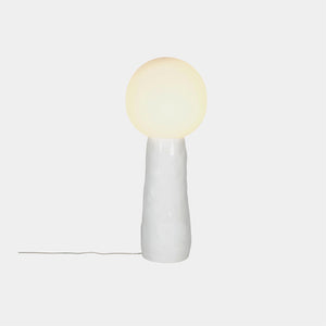 Pulpo Floor Lamp White Acetato / White Kokeshi Large Floor Lamp