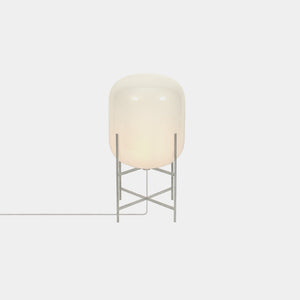 Pulpo Floor Lamp White / Galvanised Oda Medium Floor Lamp