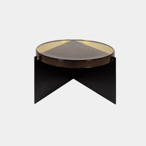 Pulpo Side Table Amber / Black Powder Coated Steel Alwa One Big Table
