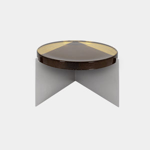 Pulpo Side Table Amber / Polished Stainless Steel Alwa One Big Table