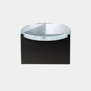 Pulpo Side Table Transparent / Black Powder Coated Steel Alwa One Big Table