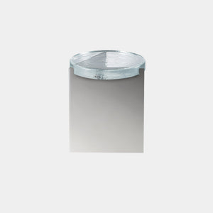 Pulpo Side Table Transparent / Polished Stainless Steel Alwa One Side Table