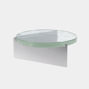 Pulpo Side Table Transparent / Polished Stainless Steel Alwa Super Big Table