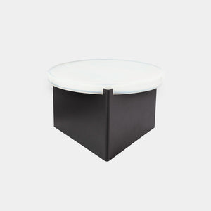 Pulpo Side Table White / Black Powder Coated Steel Alwa One Big Table