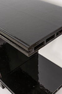 Pulpo Sideboard Extruded Ceramic + MDF / Glossy Black Lacquer Marino Sideboard