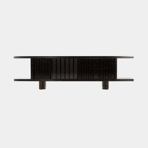 Pulpo Sideboard Extruded Ceramic + MDF / Glossy Black Lacquer Marino Sideboard