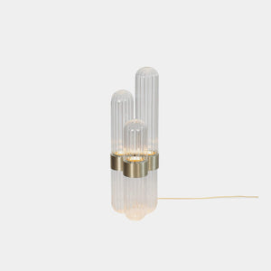 Pulpo Table Lamp Transparent / Brass Cactus Small Table Lamp