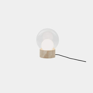 Pulpo Table Lamp Transparent | Opal White / Stone Boule Small Table Lamp