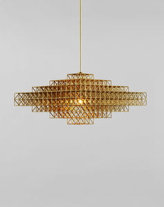 Roll & Hill Pendant Light Gridlock Pendant Light 4059