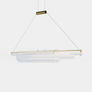 Roll & Hill Pendant Light Polished Brass / 120V Coax Pendant Light 03