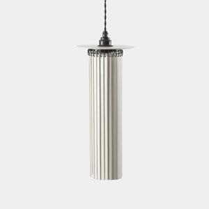 SERAX Pendant Lamp Off White Porcelain / Matt Black Ann Demeulemeester Pendant Lamp Olga 1