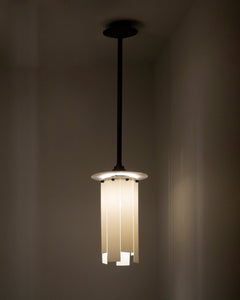 SERAX Pendant Light Off White Porcelain / Matt Black Ann Demeulemeester Long Pendant Light Gilda S4