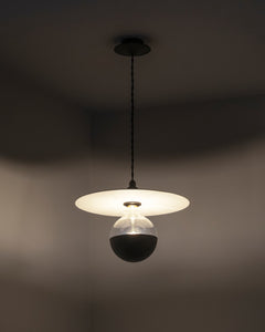 SERAX Pendant Light Off White Porcelain / Matt Black Ann Demeulemeester Pendant Light Eclipse 1