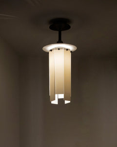 SERAX Pendant Light Off White Porcelain / Matt Black Ann Demeulemeester Short Pendant Light Gilda S5