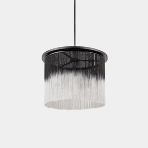 SERAX Pendant Light Off White Porcelain / Matt Black Ann Demeulemeester Wong Pendant Light in Black & White