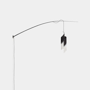 SERAX Wall Light Black - White Gradient Thread / Matt Black Ann Demeulemeester Wall Light Rey 2