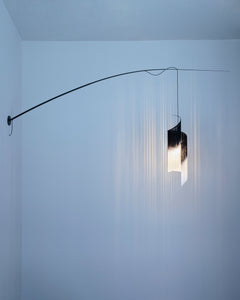 SERAX Wall Light Black - White Gradient Thread / Matt Black Ann Demeulemeester Wall Light Rey 2