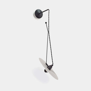 SERAX Wall Light Off White Porcelain / Matt Black Ann Demeulemeester Wall Light Luna L3