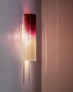 SERAX Wall Light Scarlet - White Gradient Thread / Matt Black Ann Demeulemeester Edo Wall Light in Scarlet